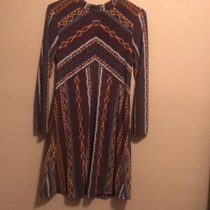 Free people Print dress size S